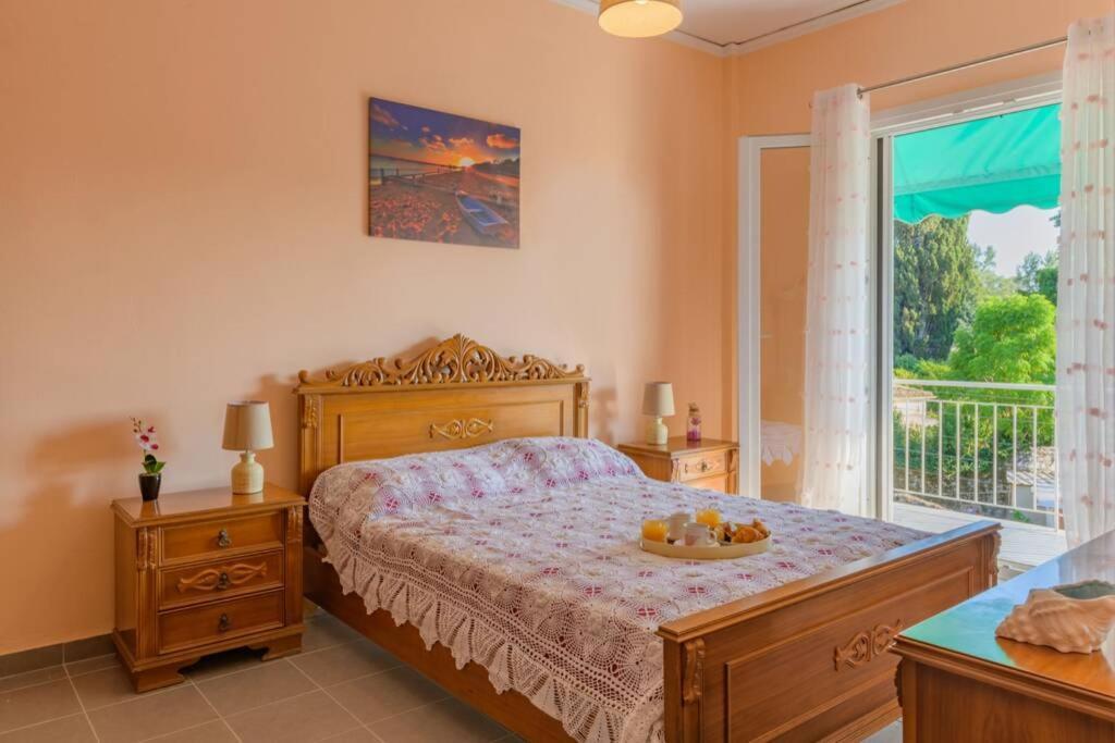 Bright Newly Renovated Apt Near Beach & Center+Ac Anemomylos ภายนอก รูปภาพ