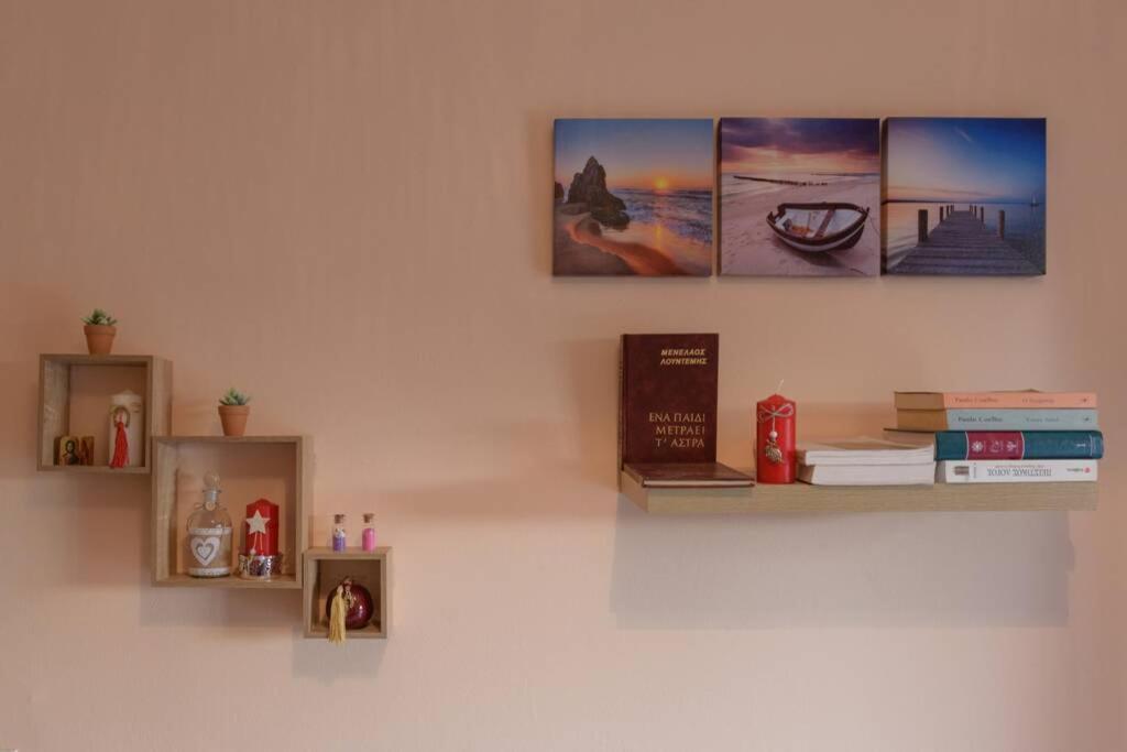 Bright Newly Renovated Apt Near Beach & Center+Ac Anemomylos ภายนอก รูปภาพ