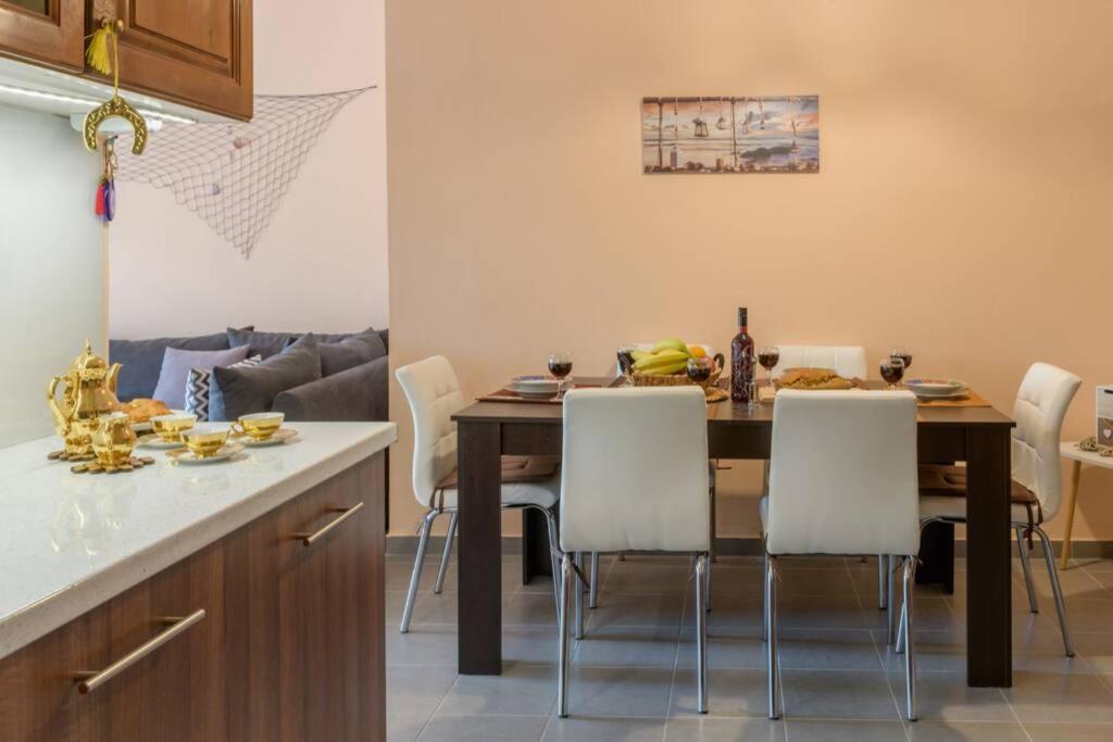 Bright Newly Renovated Apt Near Beach & Center+Ac Anemomylos ภายนอก รูปภาพ